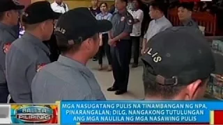 BP: Mga nasugatang pulis na tinambangan ng NPA, pinarangalan