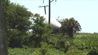 Mulch fire in western Palm Beach County brings smoky conditions, road closures