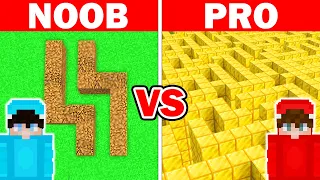 NOOB vs PRO Ogromny LABIRYNT w Minecraft