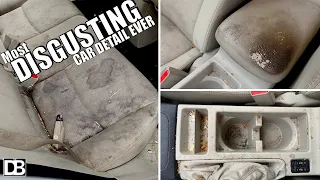 MOST DISGUSTING CAR DETAIL EVER | SATISFYING DEEP CLEANING A FILTHY SUBARU