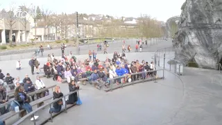 Chapelet du 21 mars 2023 à Lourdes