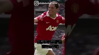 El primer y último gol de "Chicharito" en el Manchester United #javierhernandez #seleccionmexicana