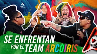 ALOFOKE VS LIDER DE FANATICOS DE TEKASHI SE ENFRENTAN POR EL TEAM ARCOIRIS