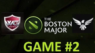 WG.U vs Wings.Game#2. Dota 2:The Boston Major| v1lat & LightOfHeaveN [RUS]
