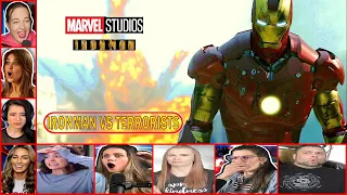 Reactors Reaction To Ironman vs Terrorist Gulmira Fight scene on Ironman Movie | Mapkrish