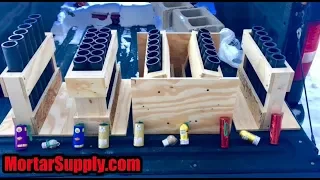 Testing Mortar Racks Fuse & Shells