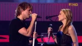 Bon Jovi  ft  LeAnn Rimes ,HD 1080 p Till We Ain' t Strangers Anymore,live HD