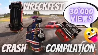 Wreckfest crash compilation !  #1 Wrecks Flips and big hits