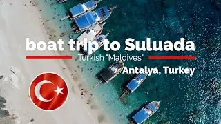 Boat trip to Turkish Maldives - Suluada island
