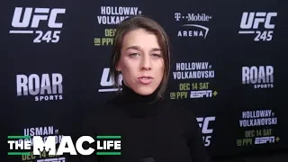 Joanna Jedrzejczyk on Weili Zhang: 'Her punches are juicy'