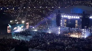 Christian Cage, Darby Allin and Sting's Entrances at AEW All in London Wembley Stadium