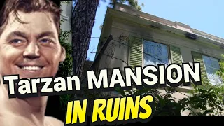 Tarzan's MANSION DESTROYED by FIRE - The RUINS are STILL THERE