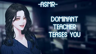 [ASMR] [ROLEPLAY] dom teacher teases you (binaural/softdom)