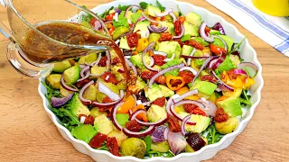 I can't stop eating this salad! I make this recipe for lunch and dinner!