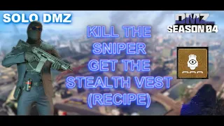 SOLO DMZ - UNLOCK STEALTH VEST BARTER - Kill the Koschei Sniper SOLO!