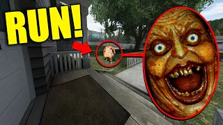 If You See LUNCH LADY Outside Your House, RUN AWAY FAST!! (Scary)