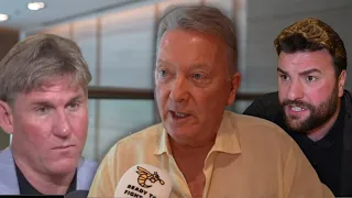 Frank Warren REACTS TO SIMON JORDAN & TALKSPORT BEING BANNED from TYSON FURY FIGHTS