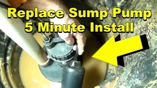 Install A New Sump Pump in 5 Minutes