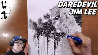 Jim Lee drawing Daredevil