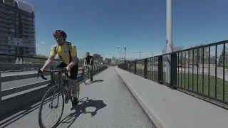 Balade a vélo sur Gouin et piste cyclable a l'ouest du pont Pie-IX 2024-05-11 (1/5)