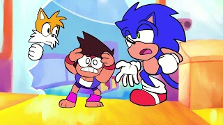 OK KO Let's Meet Sonic Reanimate Scene 36 Progress Video