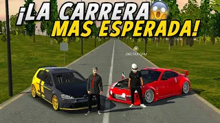 CORRI EL YELLOW R VS EL 350Z DE @DELTAX.. | Car Parking Multiplayer