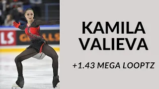 KAMILA VALIEVA +1.43 GOE MEGA LOOPTZ SLO-MO