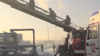 Пожар тушили на стратегическом объекте в Череповце