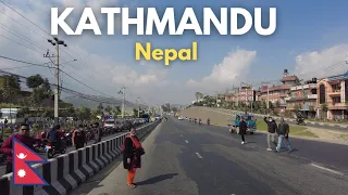 Kathmandu City MORNING Drive in Capital of Nepal (August 2023)