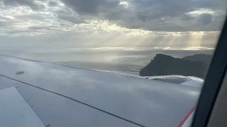 Landing at Vágar Airport (FAE/EKVG) in the Faroe Island 13.08.2023