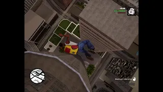 jumping from the highest point in GTA San andreas definitive edition