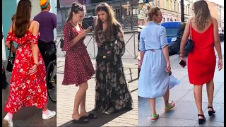 Как одеваются россиянки | Петербург СТРИТ СТАЙЛ  | Последние дни лета | ЧТО НАДЕТО Что модно АУТФИТЫ