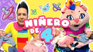 NIÑEROS DE 4 BEBES - EL CLUB DE KIDS PLAY