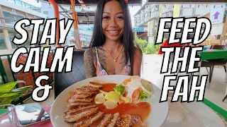 It's Not That Serious! Stay Calm & Feed The Fah! | Karon Beach Phuket |Youtubers Get Wet and Eat.