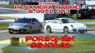 …én CSAK Porschét lopok..! - Porsche 997.2 GT3 vs. Porsche Panamera 4 Hybrid (Laptiming Ep. 232.)