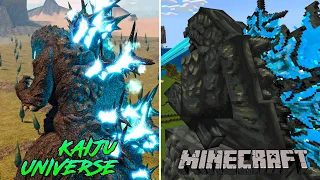 NEW Godzilla Minus One Minecraft Vs Kaiju Universe Comparison