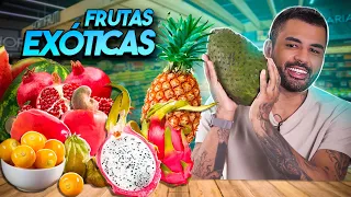 PROVANDO FRUTAS EXÓTICAS QUE NUNCA VI NA VIDA