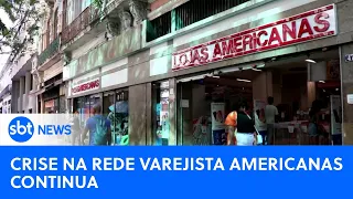 Americanas tem 95 pontos de vendas fechados e mais de 10 ações de despejo|#SBTNewsnaTV(02/10/23)