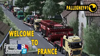 OUR EQUIPMENT HAS ARRIVED|PALLEGNEY#1|TIMELAPSE|FARMING SIMULATOR 22|GAMEPLAY|NO COMENTARY|FS22