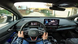 2023 Volkswagen ID.4 GTX POV Test Drive @DRIVEWAVE1