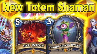 NEW CRAZY Legendary Spell Totem Shaman Is So Good To Craft At Festival of Legends | Hearthstone