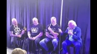 Dustin Rhodes, Ric Flair, Kevin Nash and Scott Hall  - Legends Panel. #wrestling #nwo #ricflair