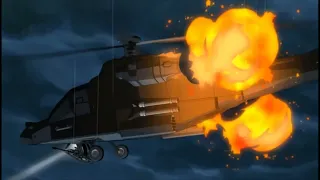 Black Organization Helicopter - Animation