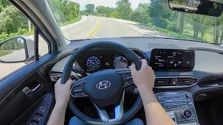 2021 Hyundai Santa Fe Hybrid Limited - POV Test Drive (Binaural Audio)