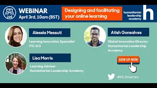 Webinar 1: Designing and Facilitating Your Online Learning