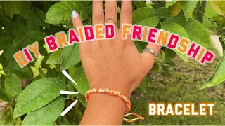 DIY braided friendship bracelet | simple