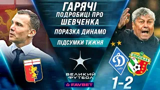 ШЕВЧЕНКО очолив Дженоа: ЕКСКЛЮЗИВНІ новини, СЕНСАЦІЙНА поразка Динамо, 14 тур УПЛ / Великий футбол