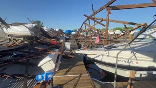 Harrison Township marina suffers major damage after storm