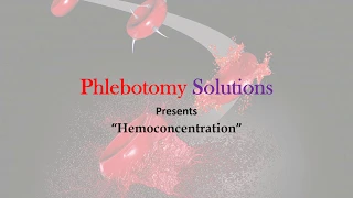 What is "Hemoconcentration"