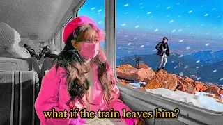 i took a train to the mountains with my best friend levi...